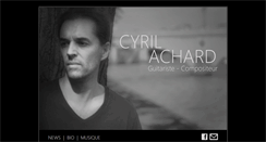 Desktop Screenshot of cyrilachard.com